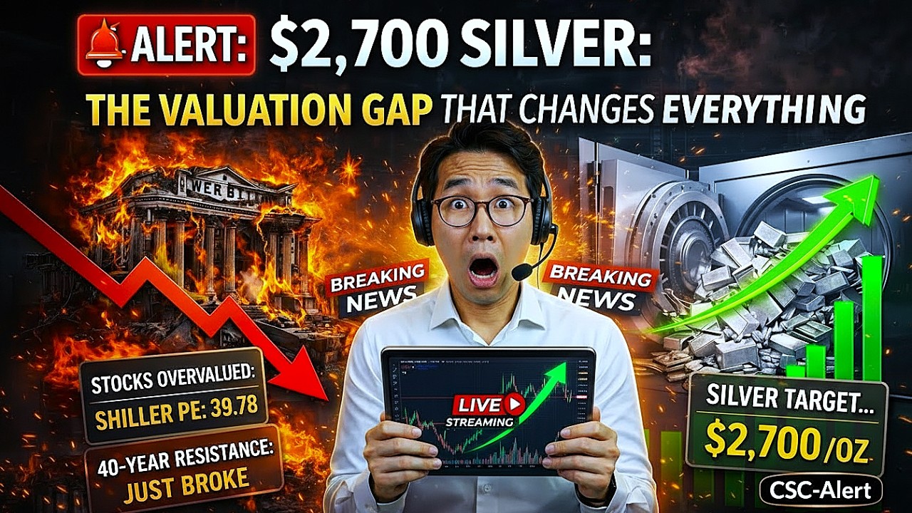 $2,700 Silver: The Valuation Gap That Changes Everything