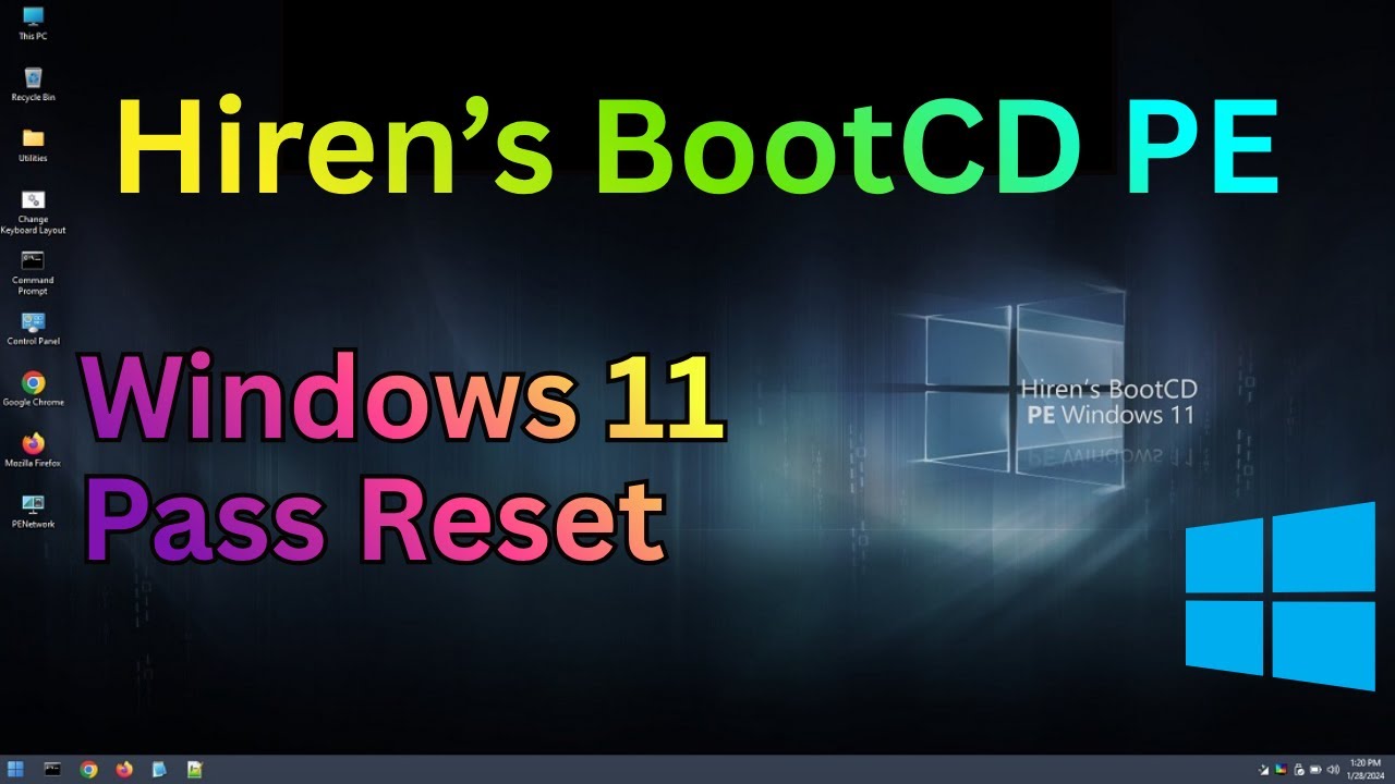 Создайте загрузочный USB-накопитель Hiren’s BootCD PE | Сброс пароля Windows: быстрое решение люб...