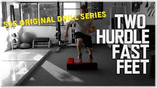 Two Hurdle Fast Feet | Simple Speed Coach OG Drills