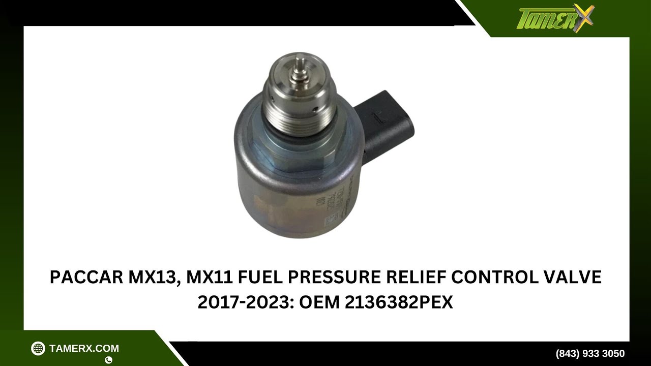 Paccar MX13 MX11 Fuel Pressure Relief Valve 2017-2023 OEM 2136382PEX