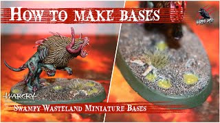 Make Swampy Wasteland Bases with Technical Paint – Easy Tutorial
