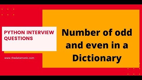 Dictionary Questions in Python | Part 4 | Code in Python for Data Science | The Data Monk