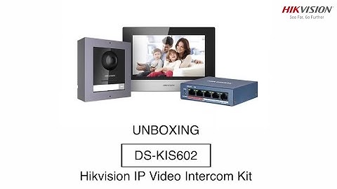 Hikvision DS-KIS602 IP Video Intercom Kit
