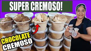 This Recipe Yielded 100 Tubs Of Homemade Chocolate Ice Cream Using Both Methods