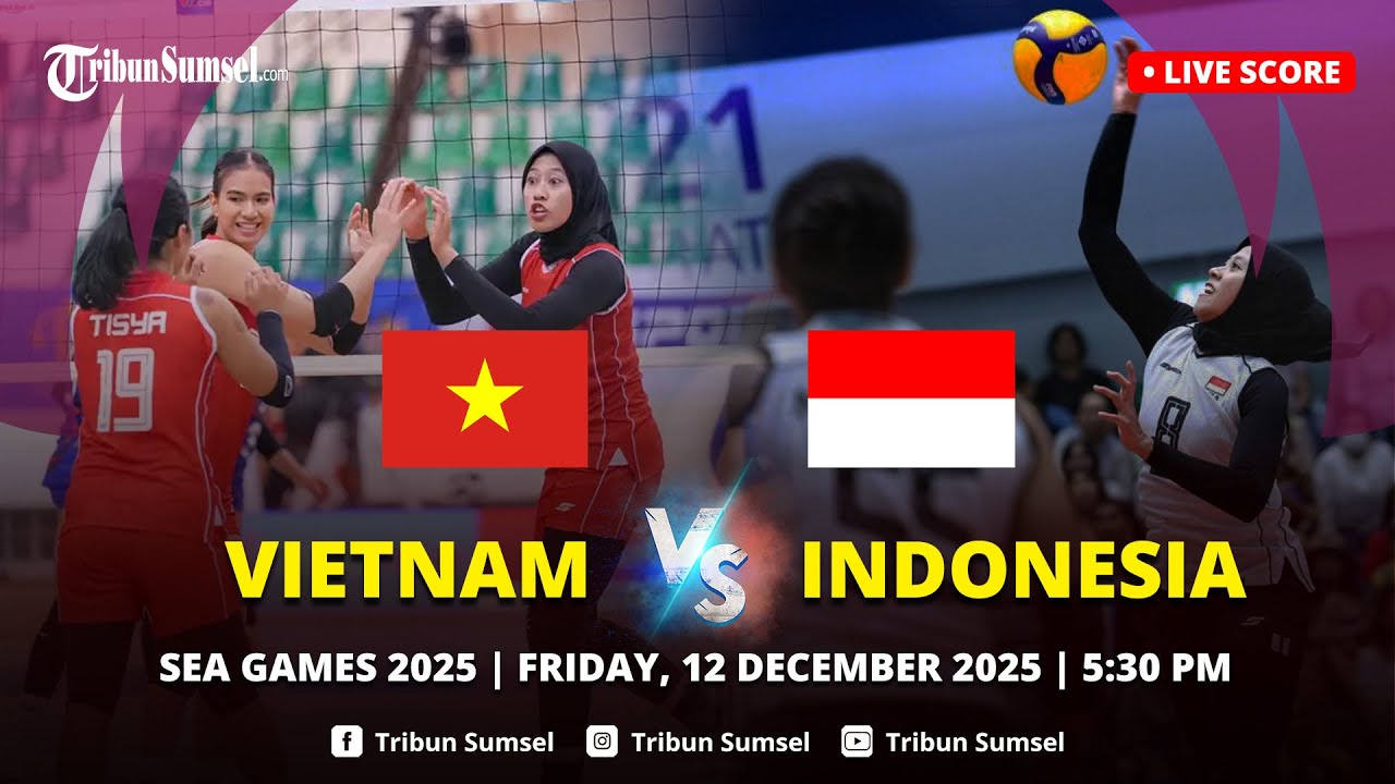 🔴LIVE - VIETNAM (W) VS INDONESIA (W) I SEA Games 2025 Women Volleyball I LIVE SCORE