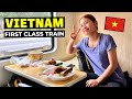 12 Hour First Class Sleeper Train in Vietnam to Da Nang + AMAZING FOOD