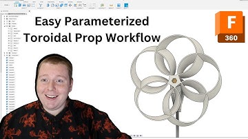 Parametric Toroidal Propeller / Fan -- Easy Tutorial for Autodesk Fusion