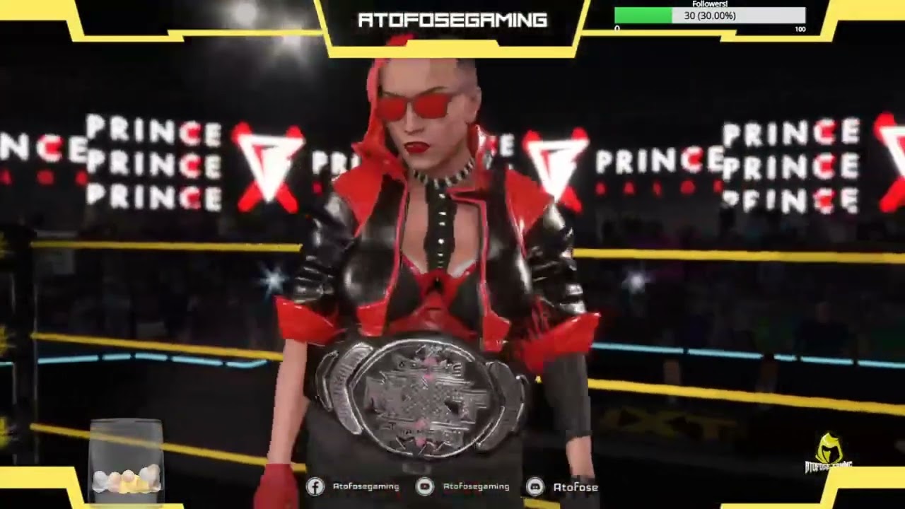 WWE2K22 AWF Week 4 Match 5 Championship Match Crumbreon VS The Jinx