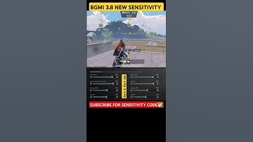Bgmi 3.8 best sensitivity settings  | bgmi Sensitivitycode | pubg sensitivity settings #shorts #bgmi