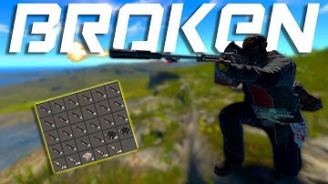 Rust - We ABUSED the NEW HMLMG for INSANE PVP