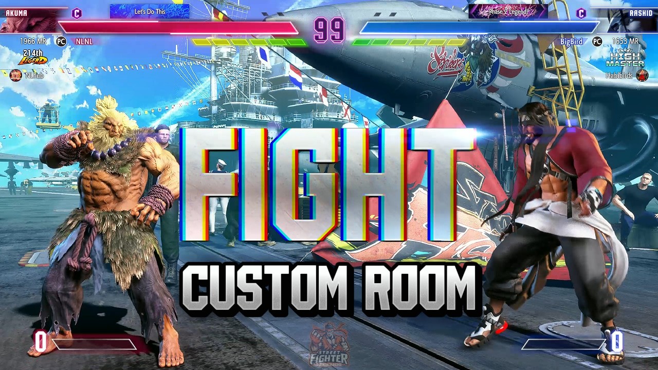 SF6 🔥 NL (Akuma) VS BigBird (Rashid) 🔥 Custom Room Matches 🔥 High level gameplay