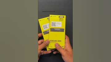 Corsair vengeance ddr5 32GB RAM installation #shorts