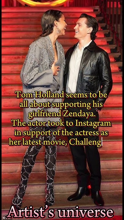Tom Holland supports Zendaya’s new movie ‘Challengers’, - YouTube