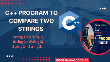 C++ Program To Compare Two Strings #stringcomparison #cpp #cppprogramming #youtube #fyp #viral