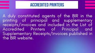 Accredited Printers