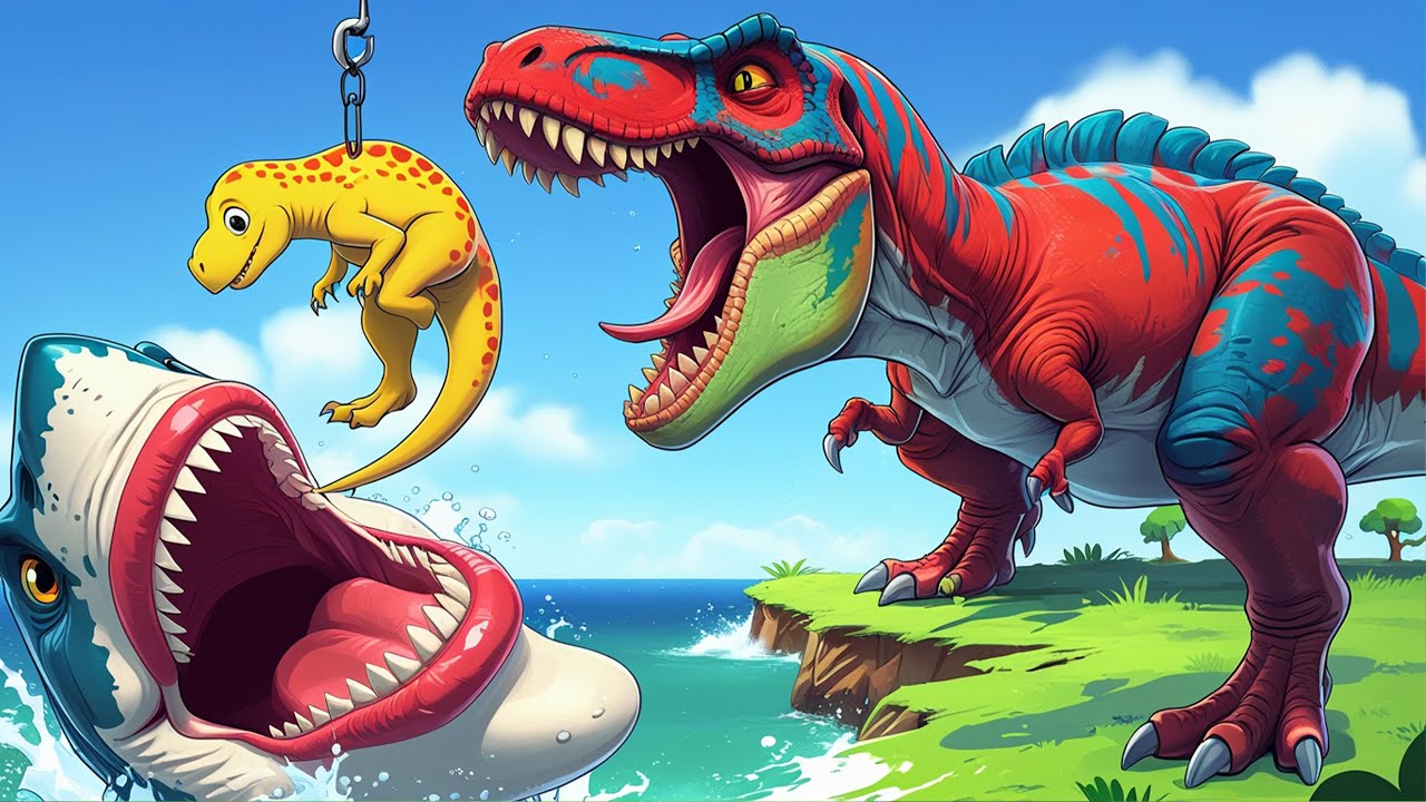 ALL DINOSAURUS BATTLE MOSASAURUS vs INDOMINUS REX DINOSAUR FIGHTING 🦖 JURASSIC WORLD EVOLUTION 3