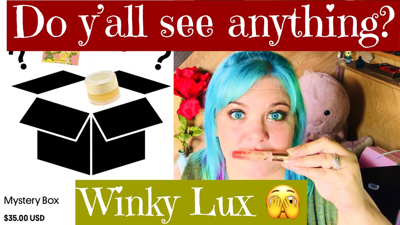Winky Lux Mystery Box/August 2022/Links in the description box 💜 YouTube