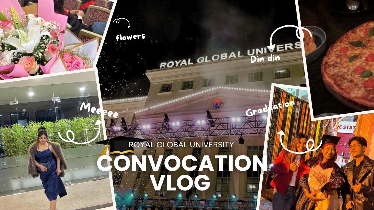 All About Graduation Day 2025 🎓💐| Royal global University| fifth convocation | daily vlog . 