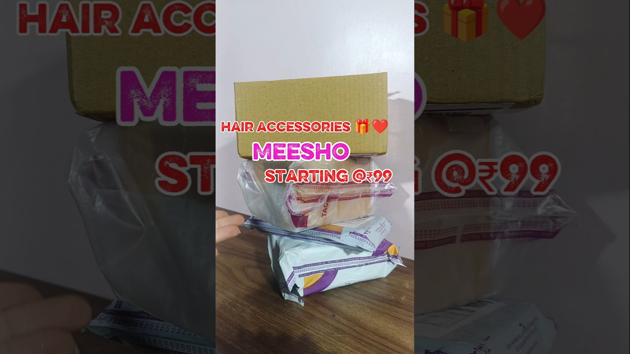 Hair Accessories starting @ ₹99 😱😱 #youtube #ytshorts #meesho