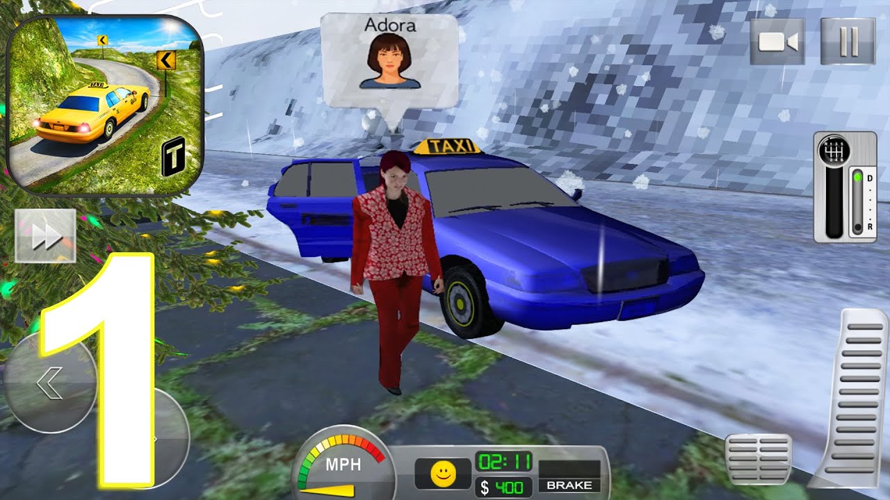 Taxi Driver 3D Hill Station Gameplay Walkthrough Part 1 (IOS/Android)