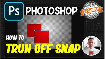 Photoshop How To Turn Off Snap