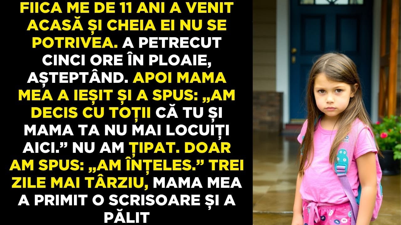 „Am decis cu toții că nu mai locuiești aici”, a spus mama mea, lăsându-mi fiica afară…