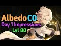 Albedo Day 1 Impressions, C0 Lvl 80 | Genshin Impact