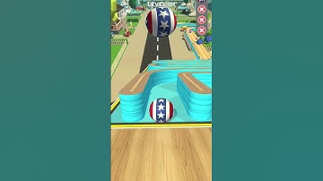 Going Balls (NEW USA Ball) Level 101 | Super SpeedRun Gameplay #goingballs #balls #shorts