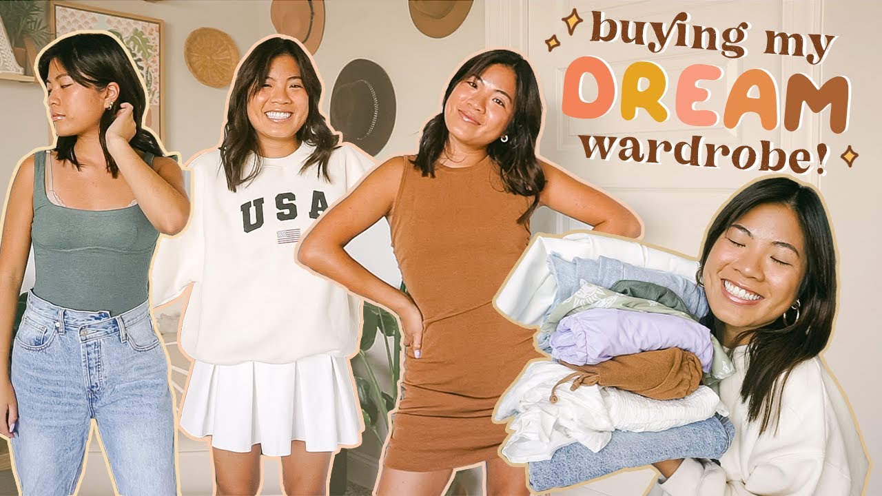 buying my DREAM wardrobe! try on haul + online shopping! - YouTube