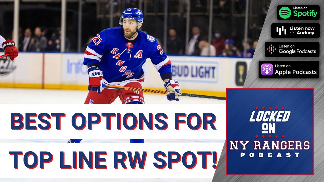 New York Rangers topline right wing options! Kakko? Lafreniere? Blais