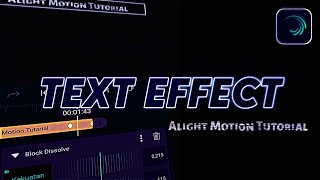Text Effect | Alight Motion Tutorial @NajwaChannel