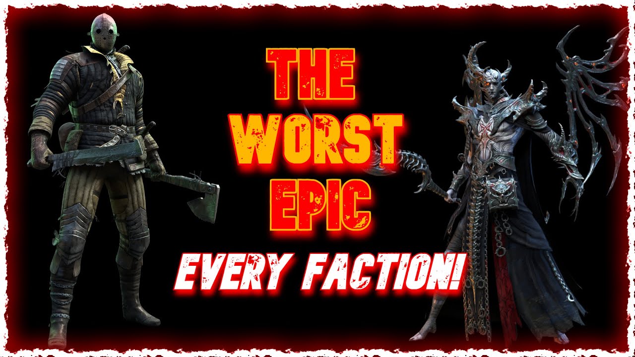 WE NEED BUFFS! | The WORST Epic for Each Faction | RAID: Shadow Legends