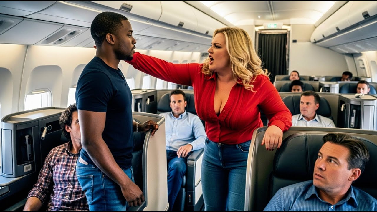 Screaming Karen Slaps Air Marshal in First Class—His Next Move Gets a Standing Ovation!