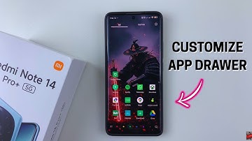 How To Customize App Drawer On Redmi Note 14 / 14 Pro+