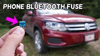 VW TIGUAN PHONE BLUETOOTH CONTROL MODULE FUSE LOCATION REPLACEMENT | BLUETOOTH NOT WORKING screenshot 5