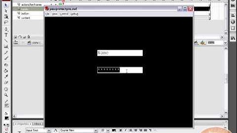 Password Protect your Flash Movie!