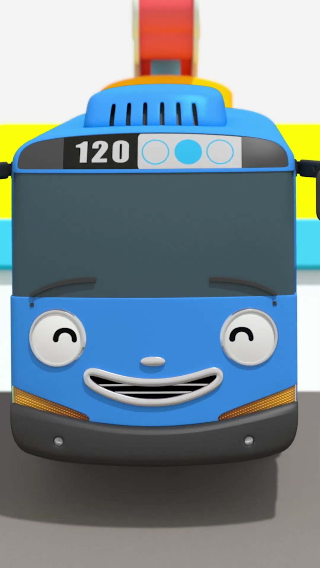 Tayo went to the Rainbow Gas Station?⛽ #Learn Colors for Kids #LearnColors #Shorts