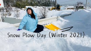 Heavy Snow = Plow Day! Winter 2021| 055 VLOG