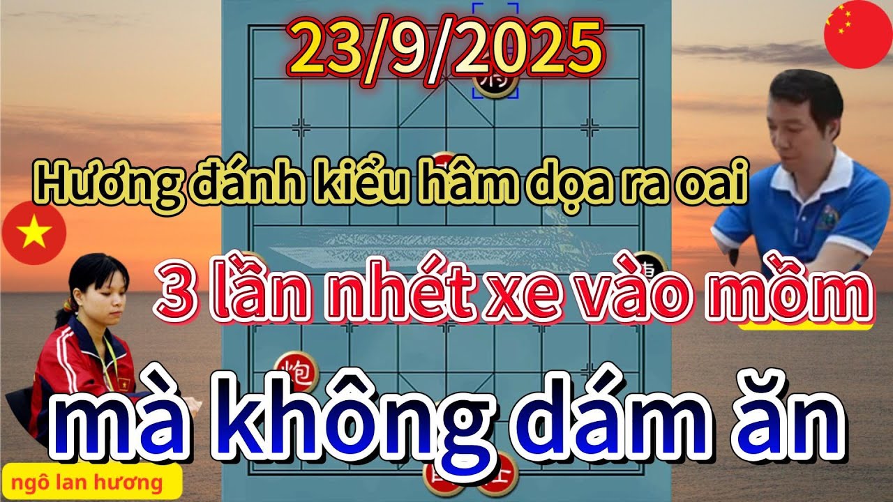 HƯƠNG đánh kiểu hâm dọa ra oai 3 lần nhét xe vào mồm mà không dám ăn .