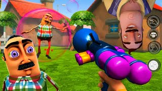 Hello Crazy Neighbor Game - Secret Family Escape 3D [Gameplay - Walkthrough] Part 1 screenshot 1