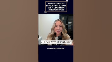 Top 6 Tips for Success for your First 90 Days in a New RevOps Role