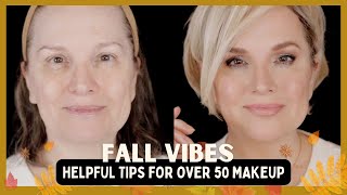 GORGEOUS NEUTRAL FALL MAKEUP PERFECT FOR THOSE OVER 50 / STEP-BY-STEP WITH  EASY TIPS & TRICKS