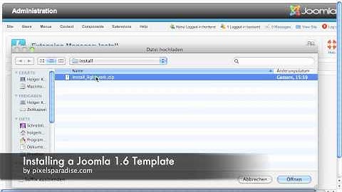 Install a Joomla 1.6 template