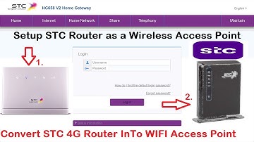 Setup STC Router as a Wireless Access Point || Convert STC Old 4G Router in to WIFI Access Point