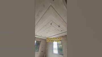 Pop Ceiling work in progress by Moses pop man in a Building in Ghana Ejisu