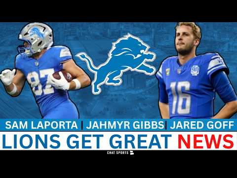 Lions Get GREAT News On Sam LaPorta, Jared Goff Gives Outlook For 2026 Season