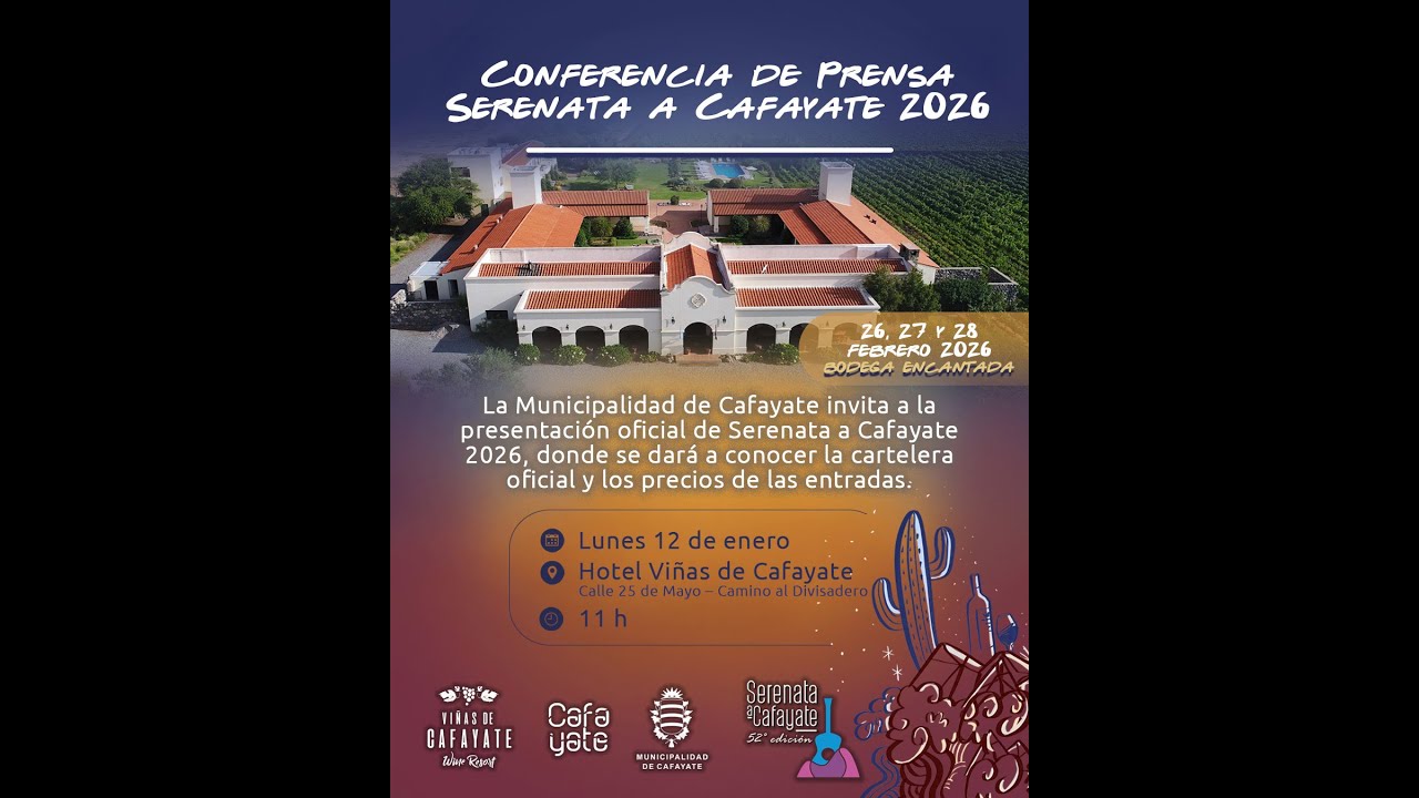 SERENATA A CAFAYATE 2026📣