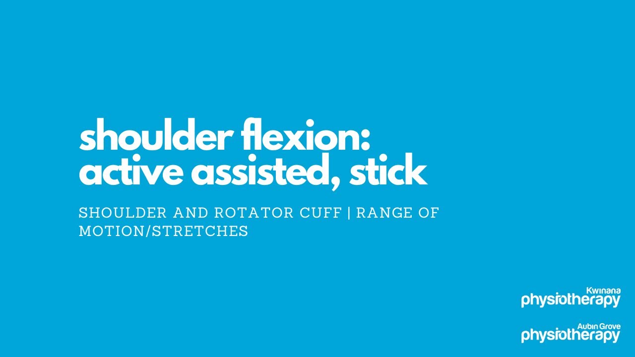 Shoulder Flexion- Active Assisted (Stick)