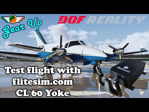 CLS-60 Force feedback yoke | DOF Reality H3 Test Flight