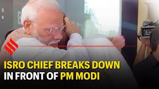 PM Modi hugs and consoles ISRO chief K Sivan after Chandrayaan 2 failed to make soft-landing screenshot 5
